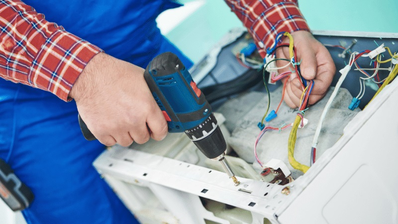 Ahmetli Beko Beko çamaşır makinesi kart tamiri – Su almama arızası orijinal parça ile giderildi. - Teknik servis örneği